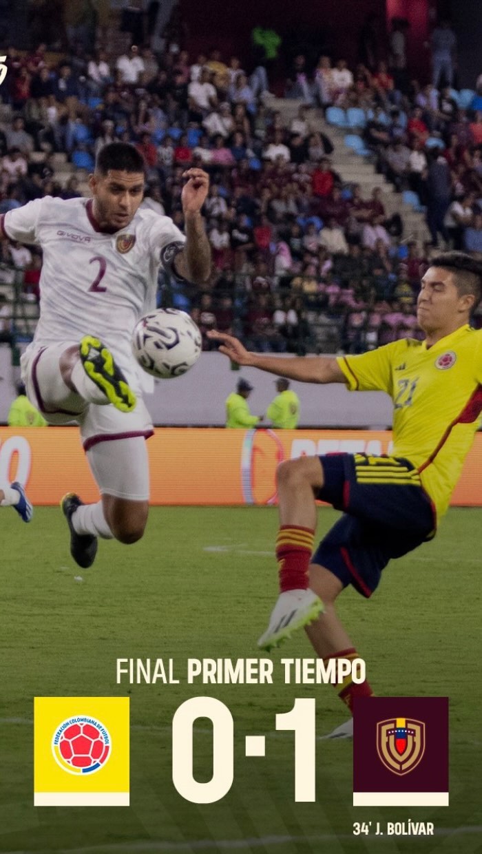 ¡Ganó la Vinotinto sub-23 y buscará vs Brasil clasificar!