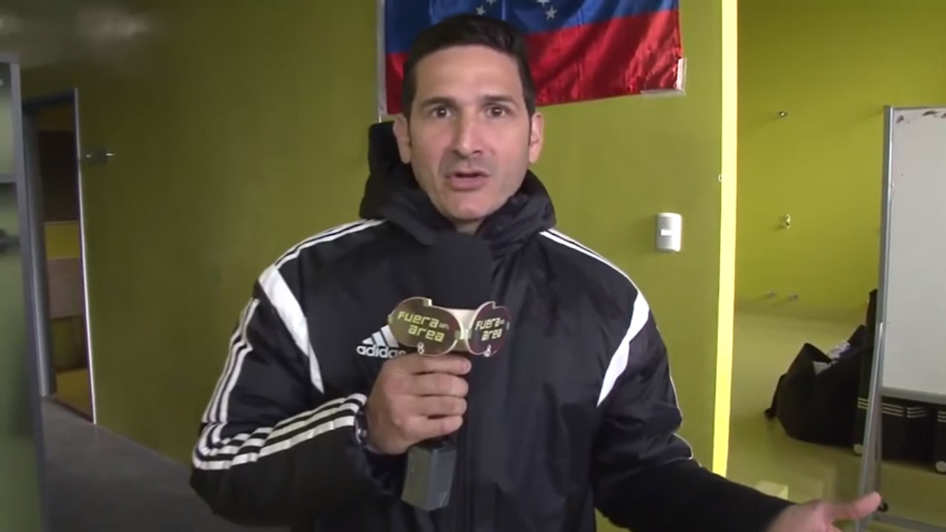 Camerino de la selección de Venezuela vs Perú