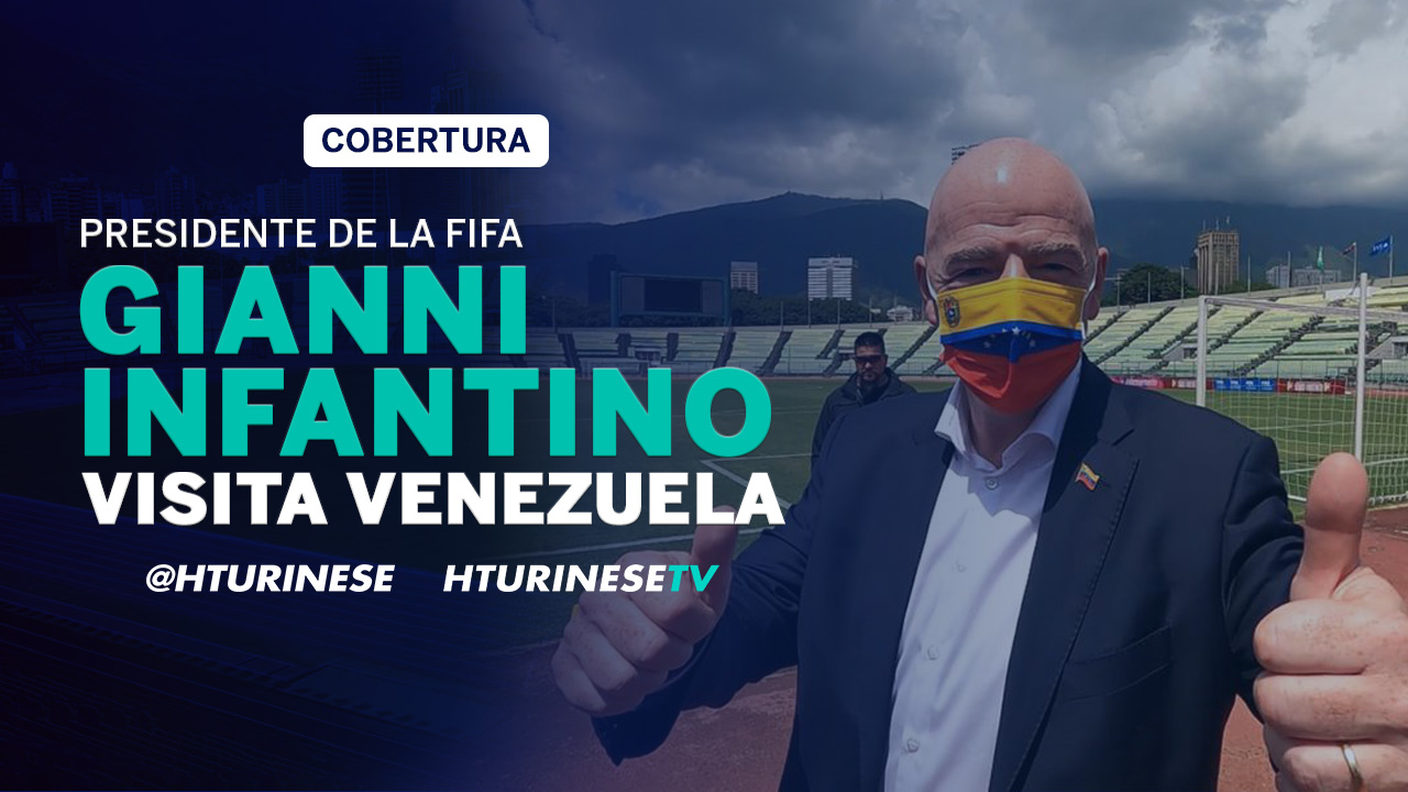 Cobertura visita de Gianni Infantino, Presidente de la FIFA, en Venezuela