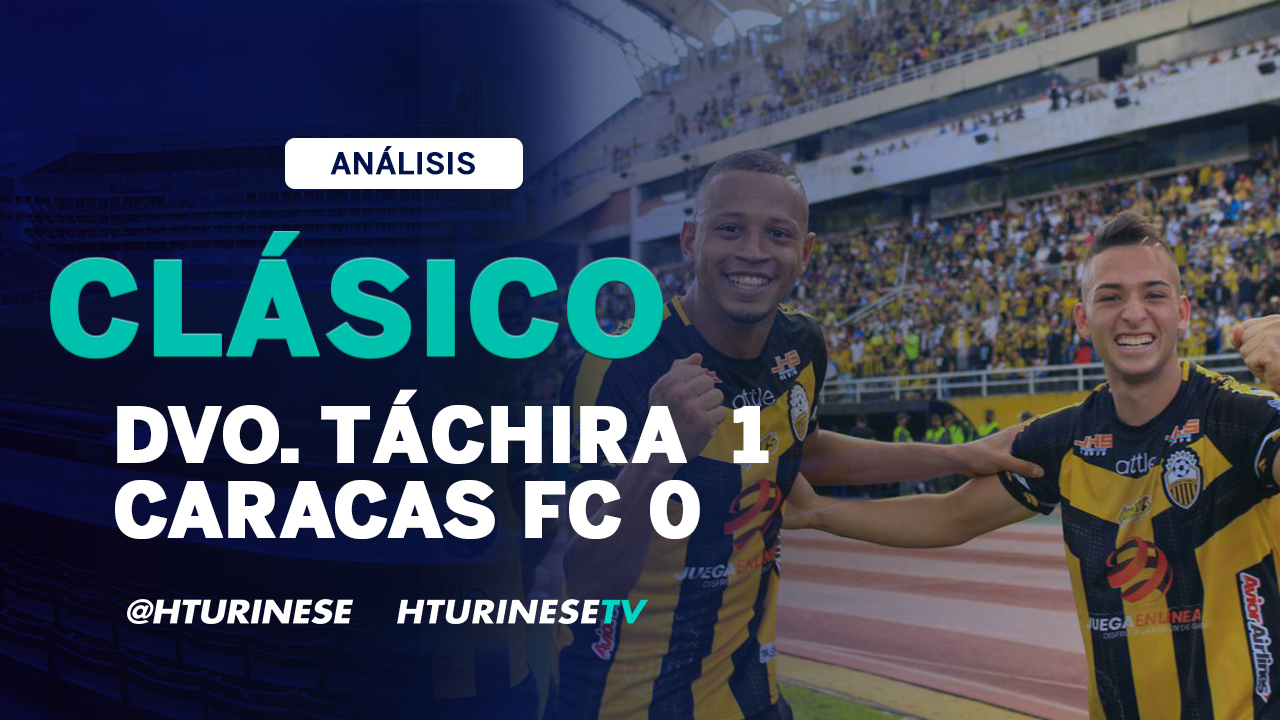 TÁCHIRA 1 CARACAS 0. Clásico del fútbol venezolano
